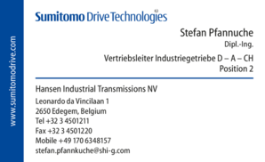 TPR Visitenkarte Sumitomo